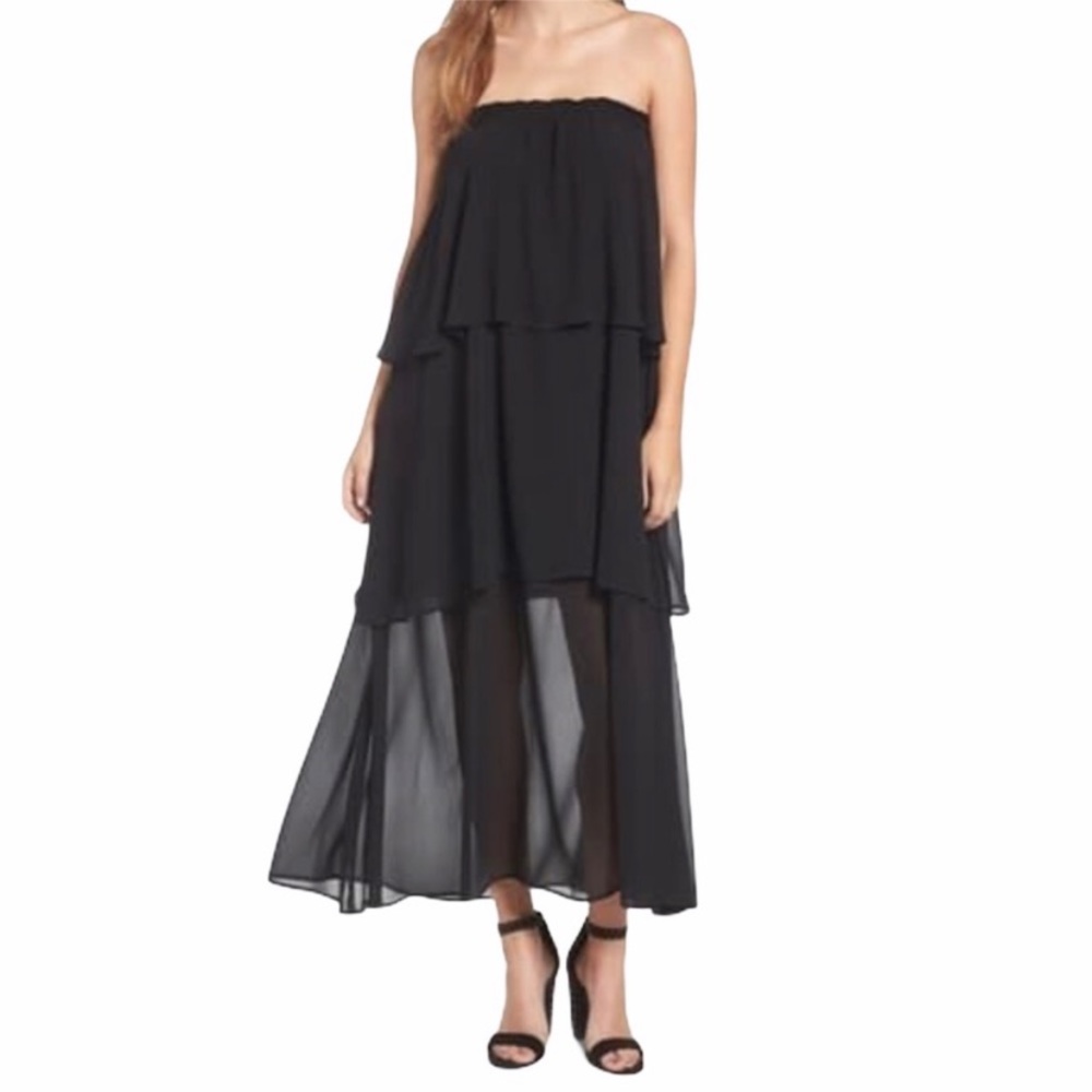 SMYM Karla Convertible Skirt Dress in Black Sz L